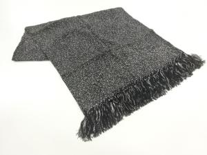 縮緬地梅模様ショール